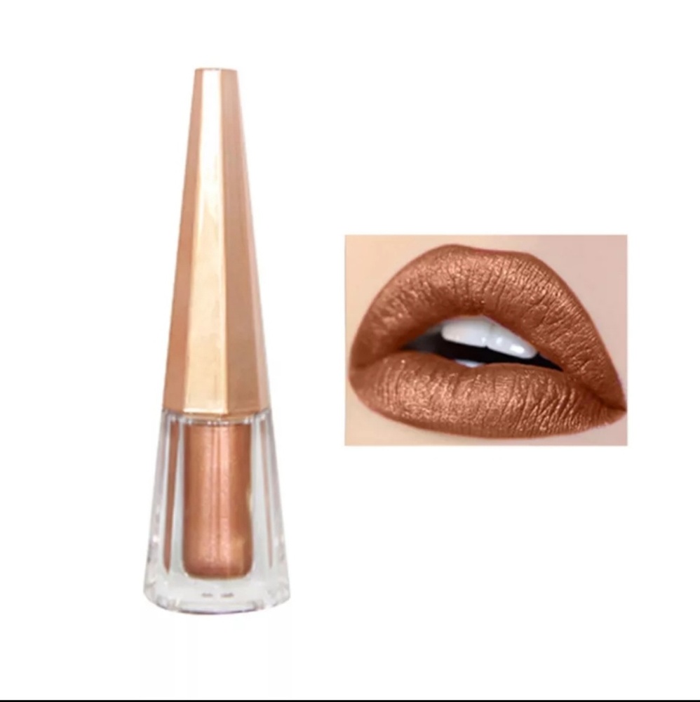 Metallic matte lip paint